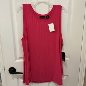 Adrienne Vittadini Hot Pink Sleeveless Tank